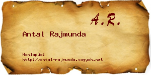 Antal Rajmunda névjegykártya